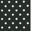 WHITE DOTS/BLACK Sheet Tissue Paper